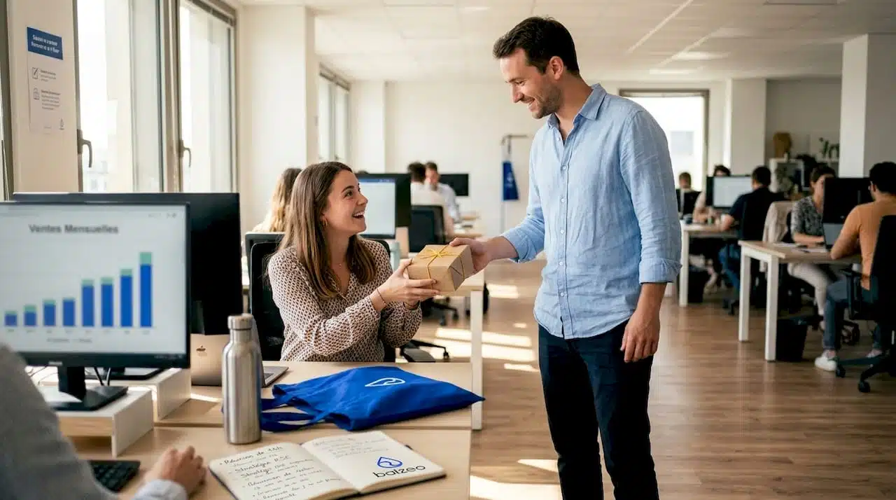 Offrir un cadeau éthique à un collègue au travail