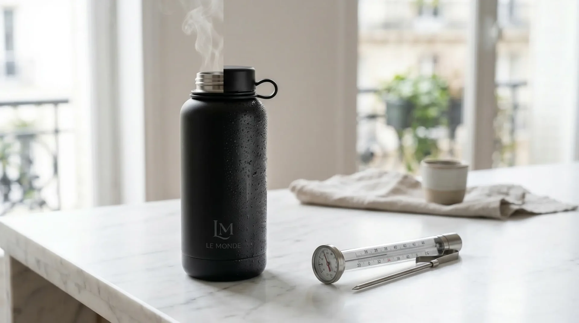 Combien de temps une bouteille isotherme garde-t-elle vraiment le froid et le chaud ? (Guide complet 2026) 1 bouteille isotherme inox test durée conservation chaud froid