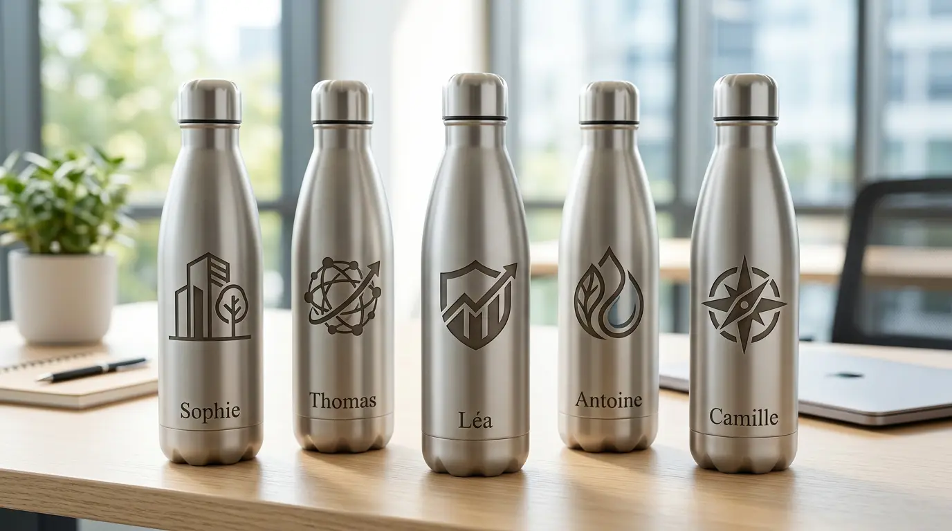 Loi AGEC 2026 : le guide essentiel des 7 obligations qui changent tout pour votre entreprise 5 gourde isotherme personnalisée logo entreprise Balzeo conforme AGEC