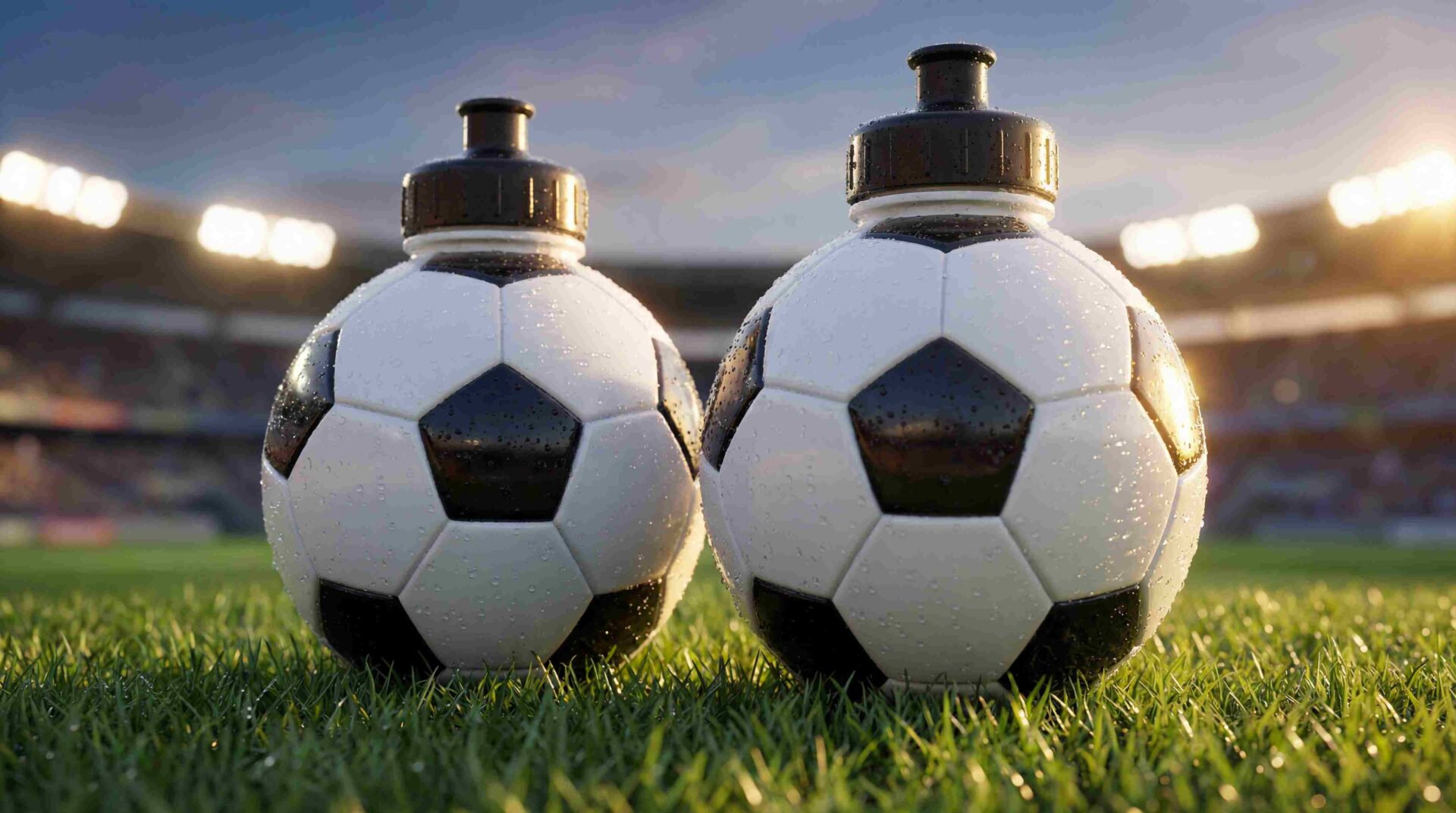 Gourdes en forme de ballon de foot